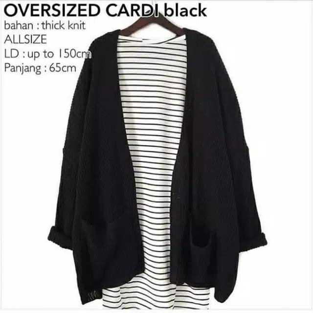 cardigan jumbo Long cardigan BELLE  XL by fashionhaura_21 TERLARIS l rajut ala-ala korea-3