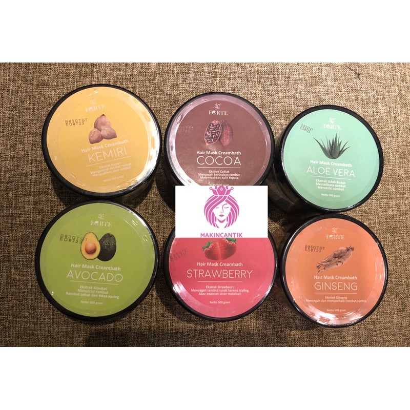 SYB Hair Mask Creambath 500gram/Masker rambut SYB