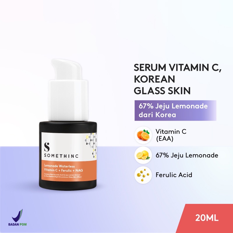 SOMETHINC Lemonade Waterless Vitamin C + Ferulic + NAG - Serum 20mL