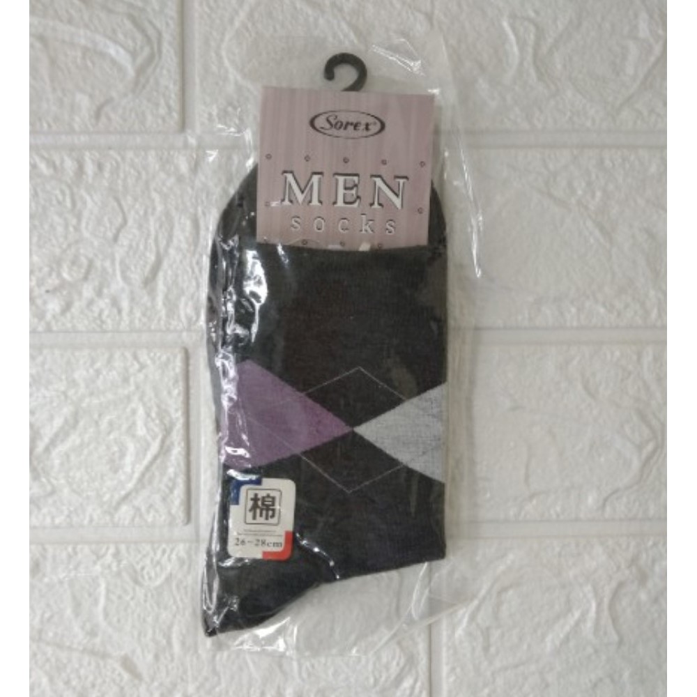 KAOS KAKI FORMAL LAKI LAKI SOREX M5733 - Man Sock Resmi - Mens Basic Socks