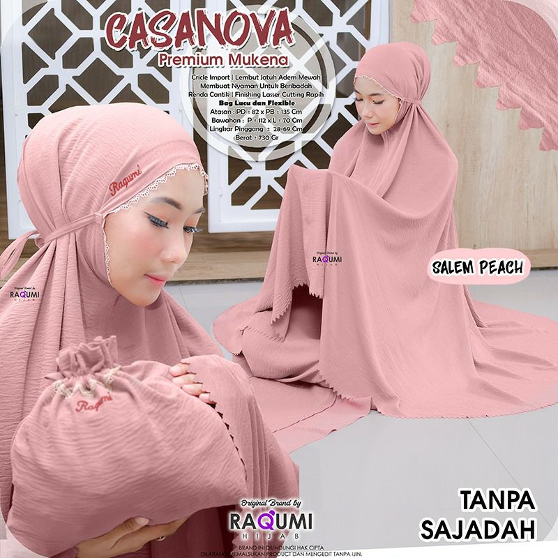 [original raqumi]TERLARIS CASANOVA MUKENA PREMIUM