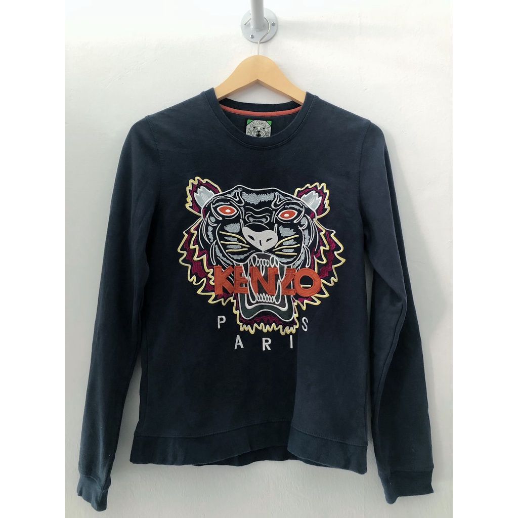 Crewneck Kenzo Biru Second Original