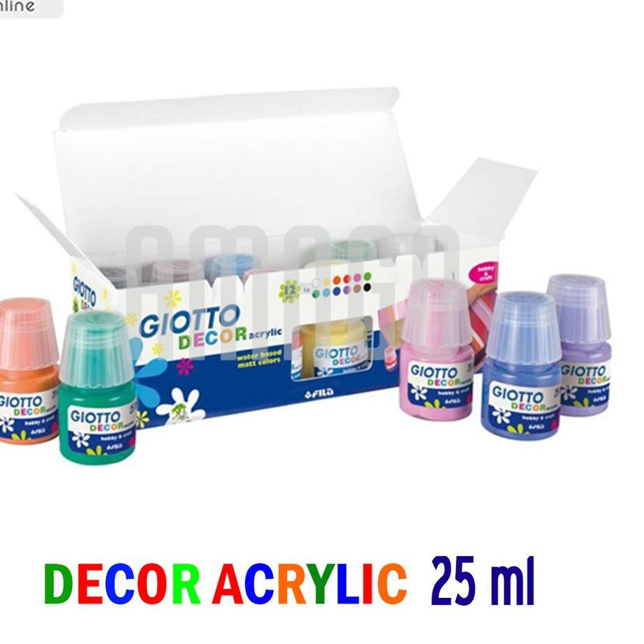 

Ready Stock PILIHAN 1 - GIOTTO DECOR ACRYLIC - 25 ml - SATUAN - PILIH WARNA - 538XXX ,.,