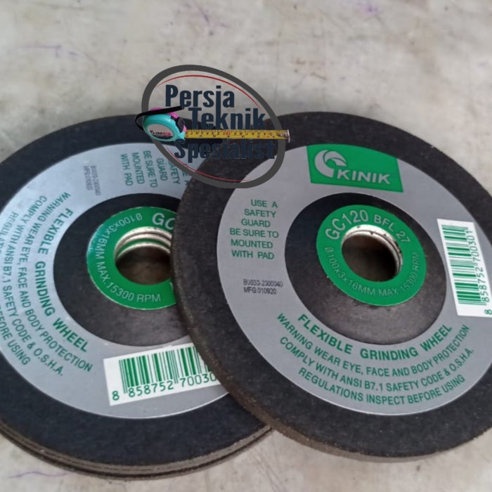 TST | Batu gerinda poles flexible 4" poles kaca KINIK GC 120