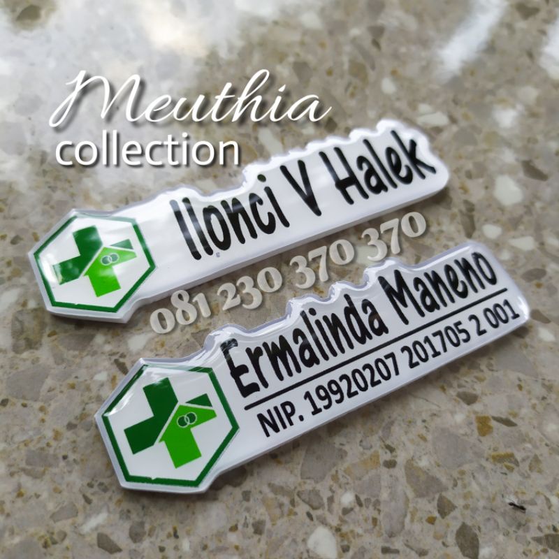 

Nametag Instansi Kesehatan Magnet