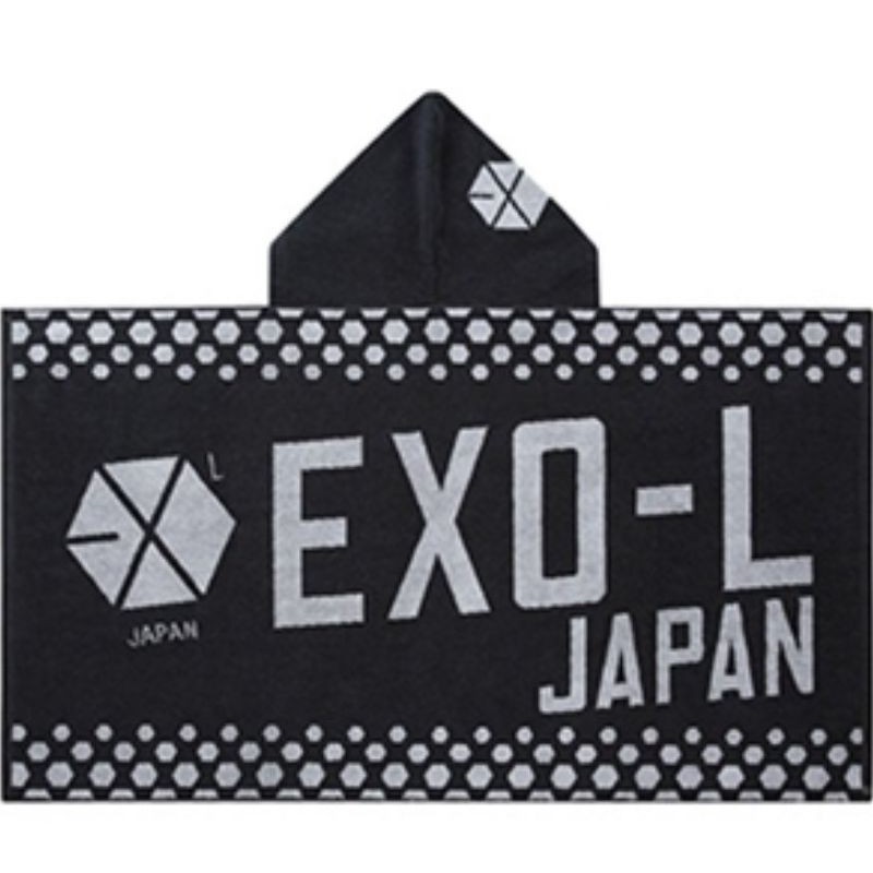 exo L japan official towel with hoodie