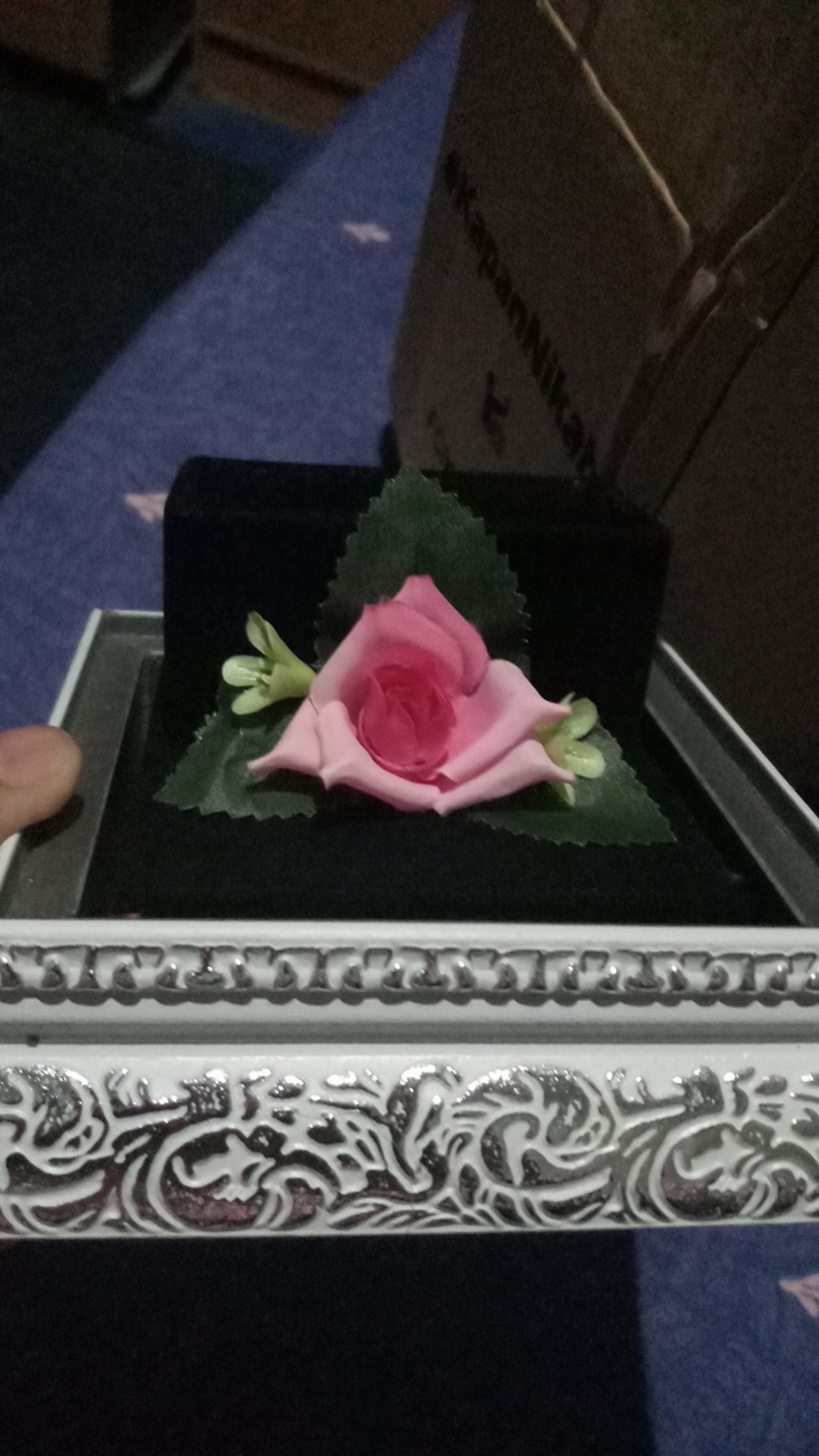 Kotak Cincin Frame Tutup Mika Untuk Seserahan/ Lamaran Fc