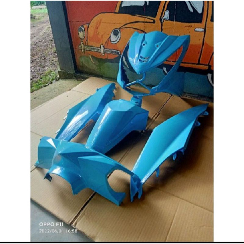 full body halus beat FI lama Warna biru