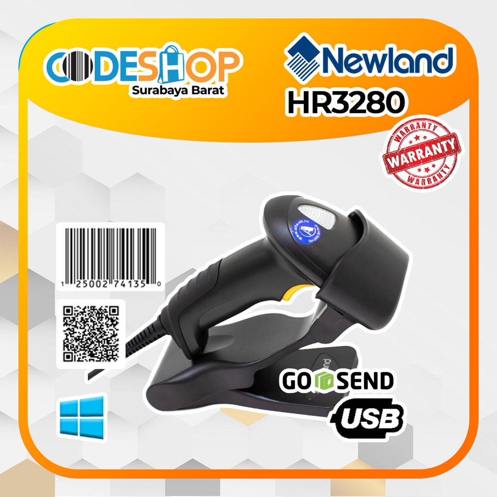 Scanner Barcode Newland HR 3280 1d 2d Usb