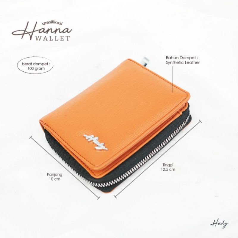 HANNA WALLET / dompet Hanna/Hody/Ready stok