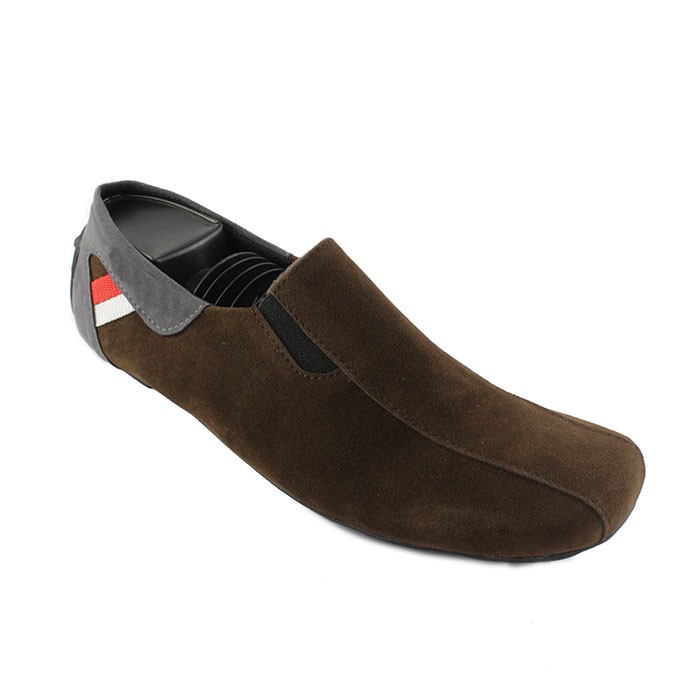 [ POLOS ] Sepatu Slip On Pria Messy Casual Pria Hitam Coklat Navy Tan