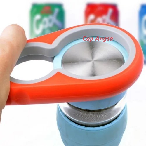 CANNED BOTTLE JAR OPENER 8in1 PEMBUKA TUTUP BOTOL KALENG STOPLES TOPLES MAKANAN SELAI SAMBEL BUMBU