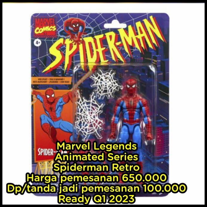 Marvel Legends Animated Series Spiderman Retro