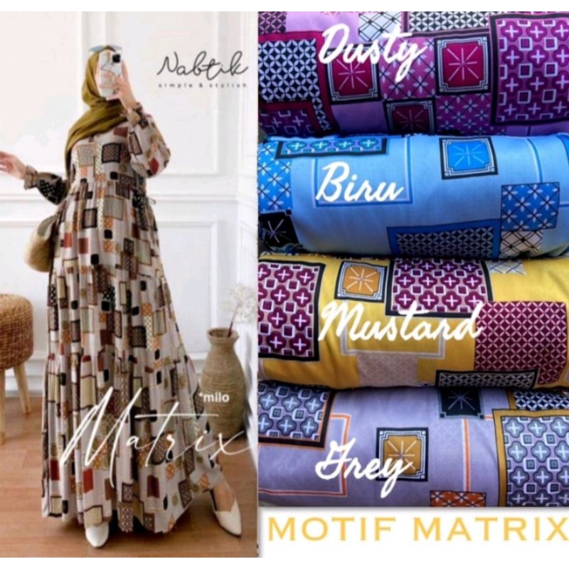 gamis bahan hyget
