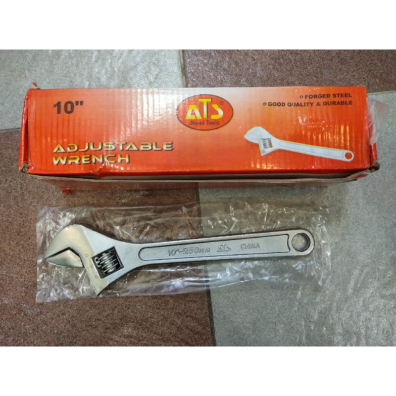 ATS kunci inggris 10 INCH adjustable wrench KUNCI BAGO BACO 10-250MM