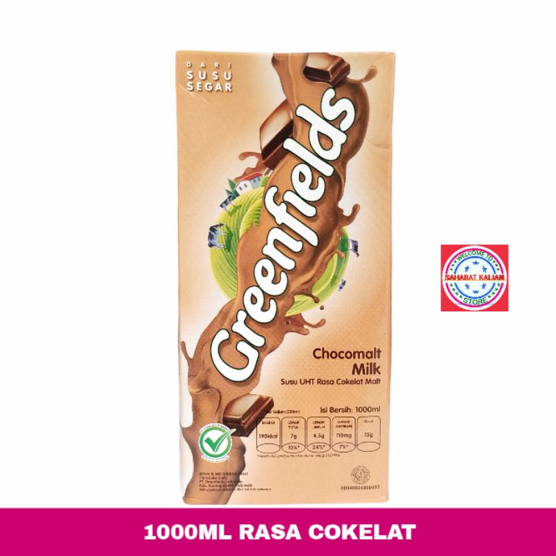 GREENFIELDS CHOCOMALT MILK 1000ML 1 PCS