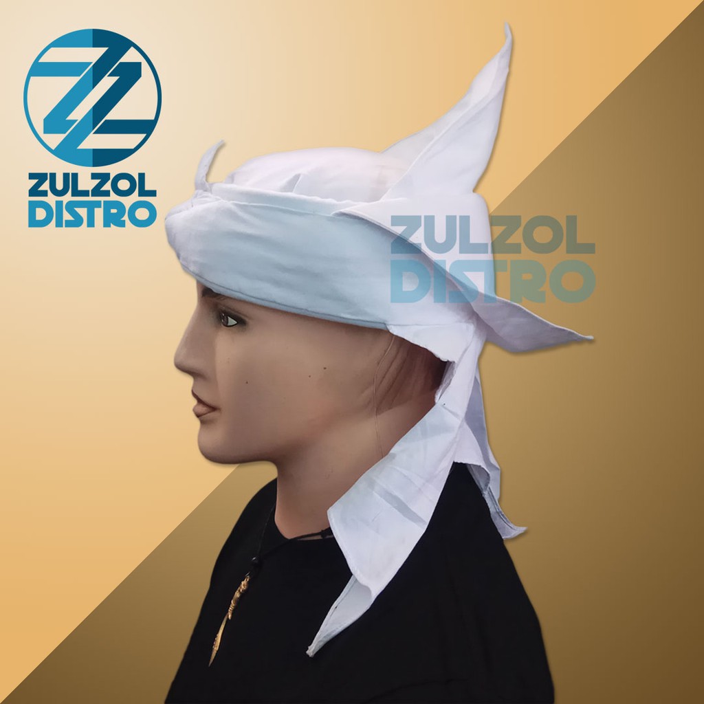 Ikat Kepala Sunda Merak Ngibing Kualitas Premium Full Kain Tanpa Spon dan Kertas - Blangon Sunda Put