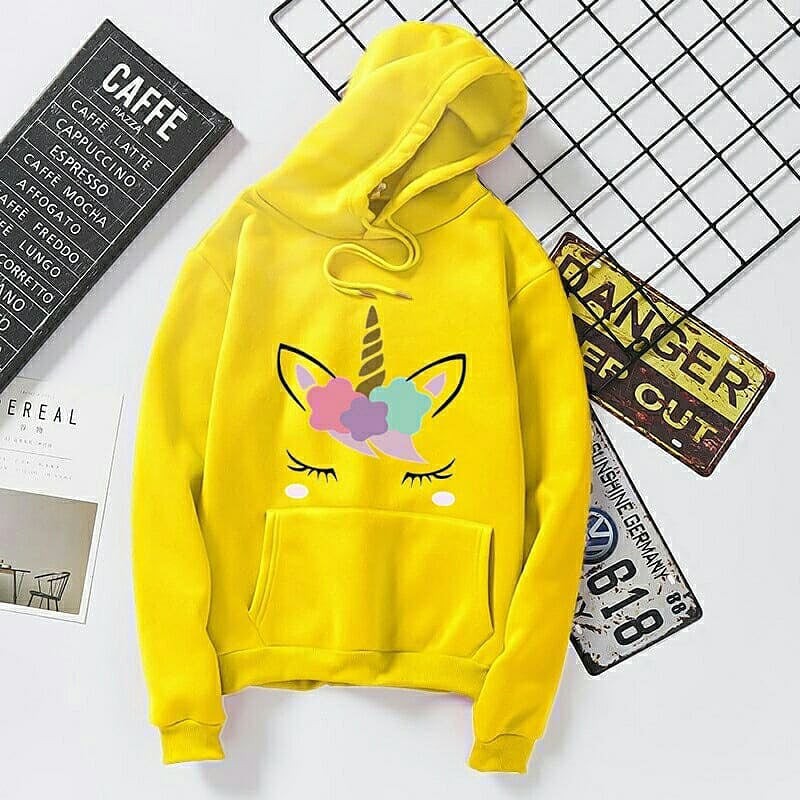 Sweater Wanita Berkualitas-Unicorn Rainbow