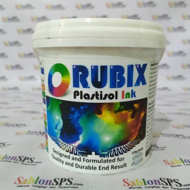 TINTA SABLON PLASTISOL RUBIX LIGHT SILVER 1KG