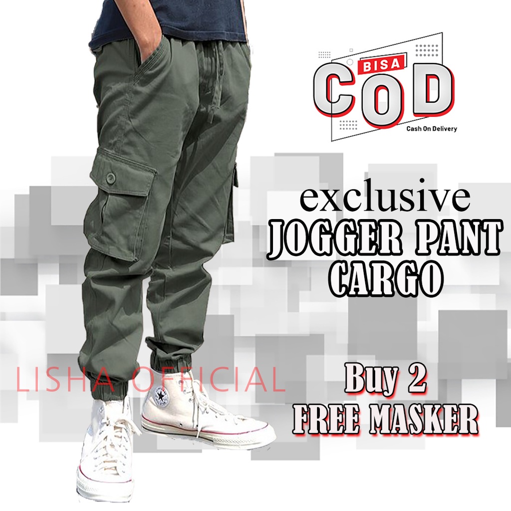 Celana Joger Sirwal/Celana Joger Pria Original Anwa One Grey-M Celana Jogger Cargo Pria Wanita Unise