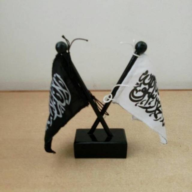 Bendera meja tauhid mini bisa dipasang ddashboard mobil