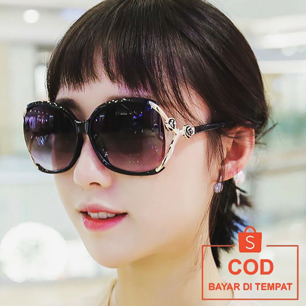 ✅COD KACAMATA HITAM SUNGLASSES AKSESORIS FASHION KOREAN STYLE PHOTOCROMIC ANTI RADIASI GAYA WANITA PEREMPUAN CEWEK KOREA ORIGINAL