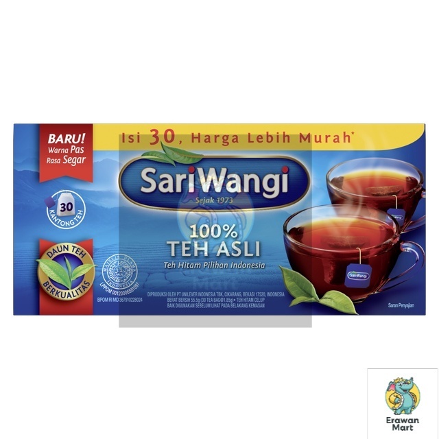 

COD - TEH SARI WANGI 1 box isi 25 pcs