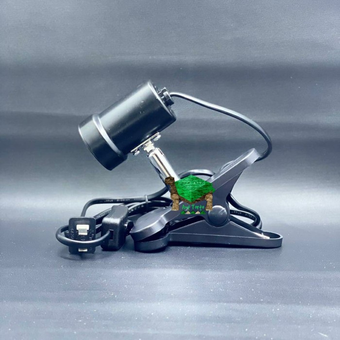 Kap Lampu Jepit Keramik Pendek / Short Clip Ceramic Fitting Lamp