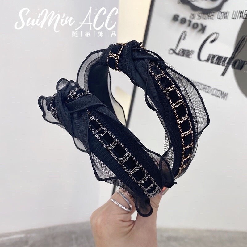 Bando-103/Bendo FASHION/Premium Bandana Simpul Twist Elastis Ala Korea Untuk Wanita