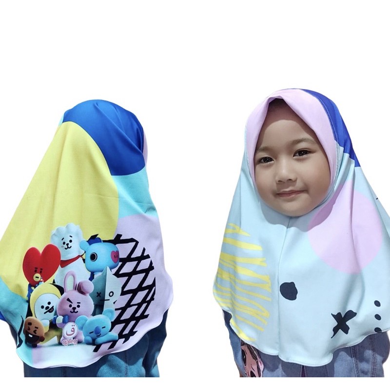 hijab instant motif BT21