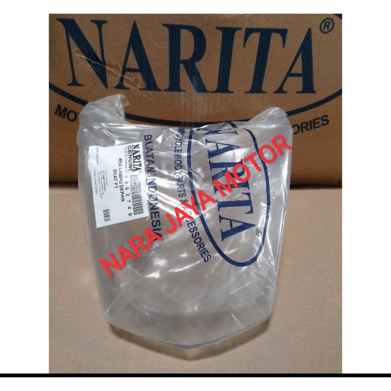 mika kaca reflektor lampu depan beat fi 2013-2015