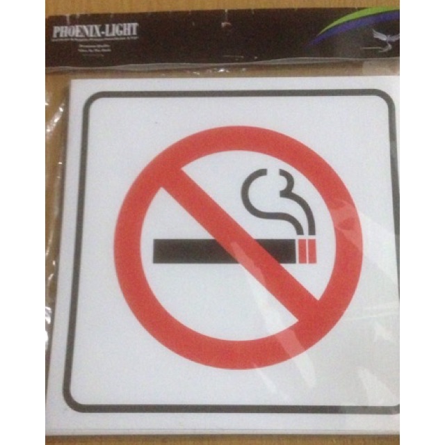 

Sticker Logo No Smoking