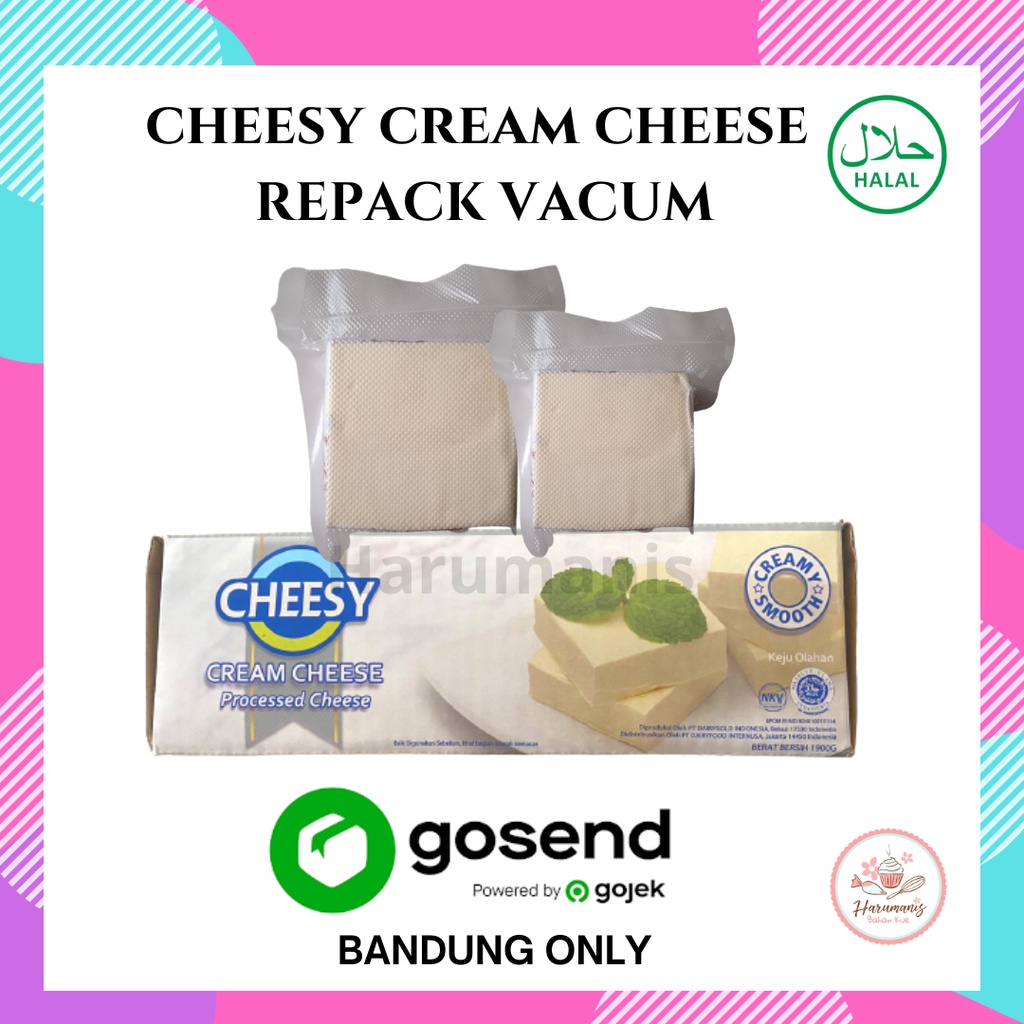 

Cheesy Processed Cream Cheese Potong Kemasan Vaccum