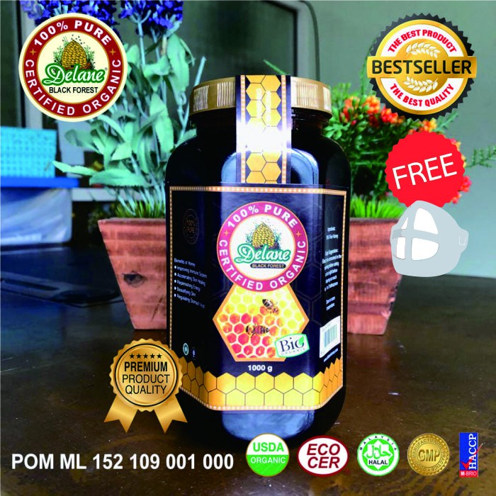 

Delane Honey Black Forest - Madu Murni dan Organik