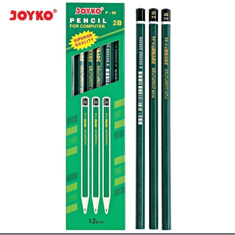 

Pensil Joyko P-88 / 2B / 1 Pak Isi 12 PCS