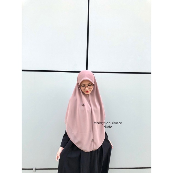 [COD] MALAYSIAN KHIMAR MATERIAL BABYDOLL ARMANY BY RURIHIJABSYARI-Nude