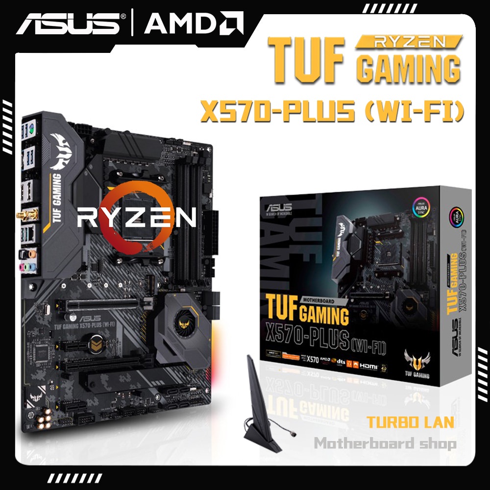 Jual PREORDER NEW ASUS TUF GAMING X570PLUS (WIFI) AMD AM4 X570