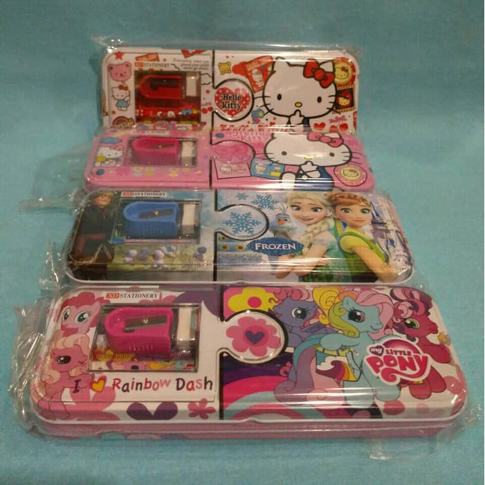 

Kotak Pensil Set Kaleng / Study Set
