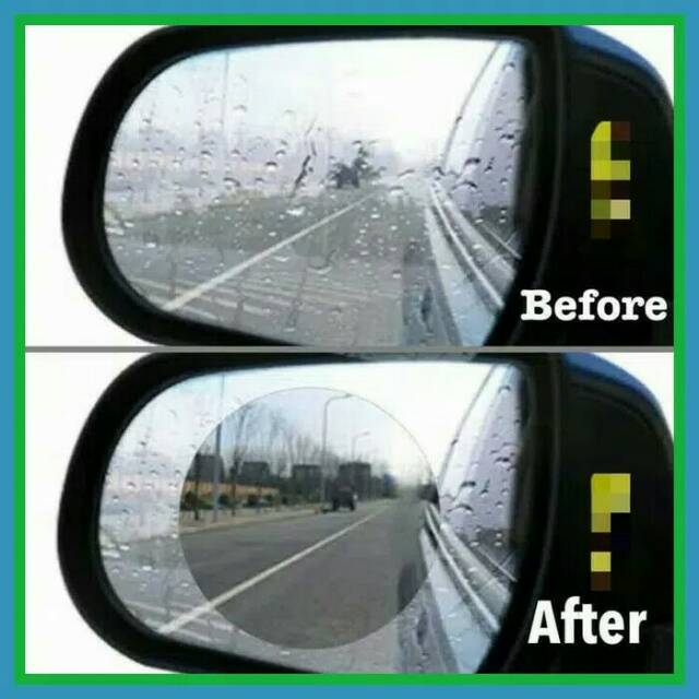 Kaca film Spion Anti Air,Anti Blur Film,Pelindung Kaca Spin Saat Hujan