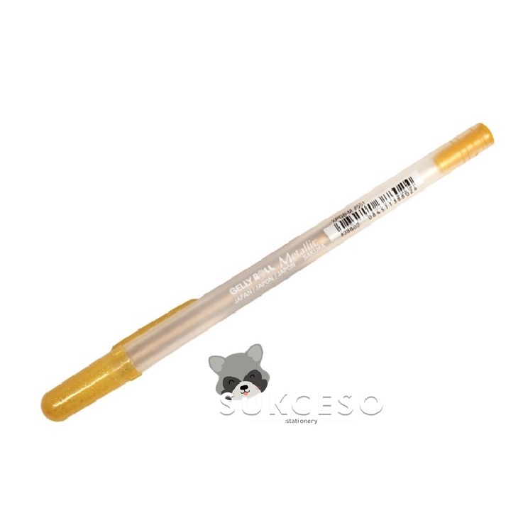 

Sakura Gelly Roll Metalic Ink Pen Gold 1.0 Mm (Gel Ink Pen) / Pulpen Gold Emas