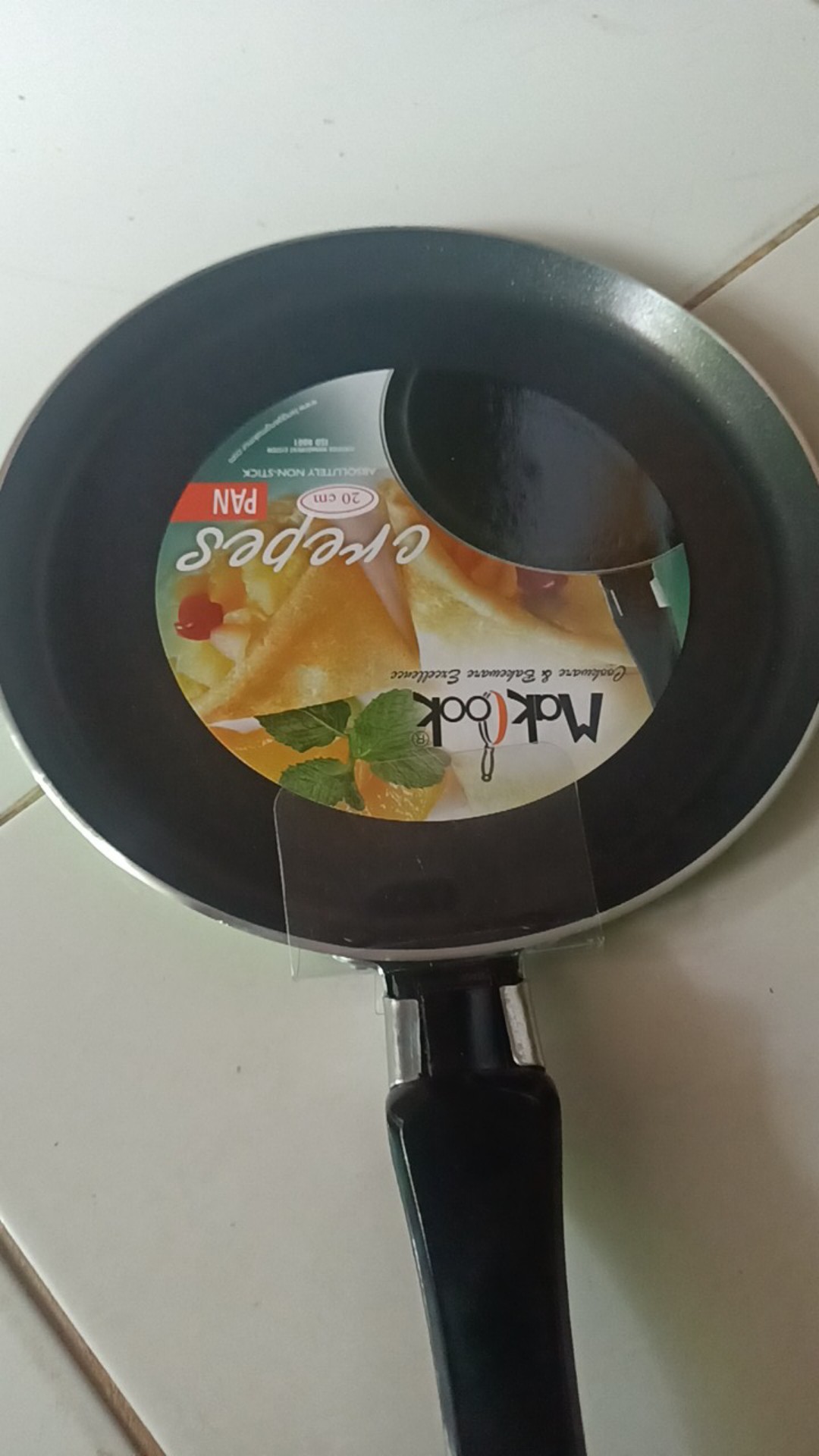 Wajan Teflon 20cm / Wajan Gagang / Crepes Pan / Crepes Maker Makcook