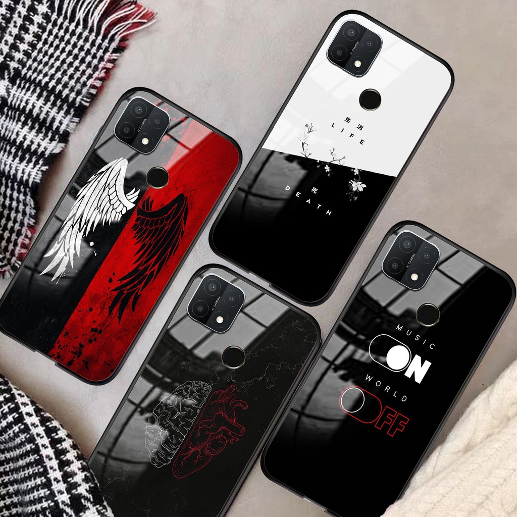 OPPO A15 [MG-123] Softcase Kaca OPPO A15 Case Hp OPPO A15 Casing Hp OPPO A15 Softcase OPPO A15