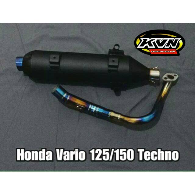 Knalpot tsukigi leher bluemoon untuk motor Honda Vario 125 / 150 Tecno