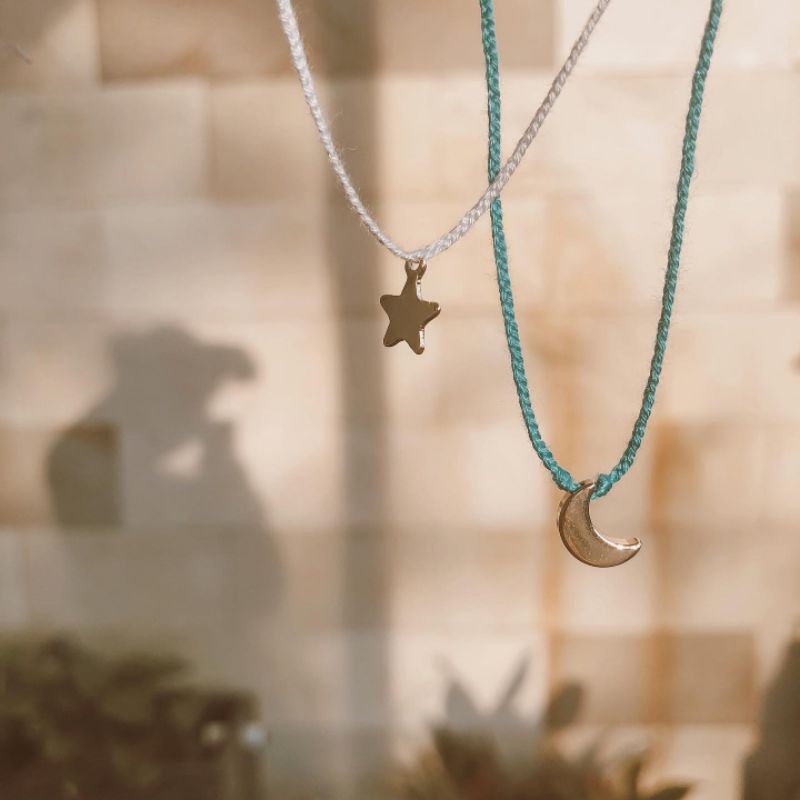 Moon and star bracelet