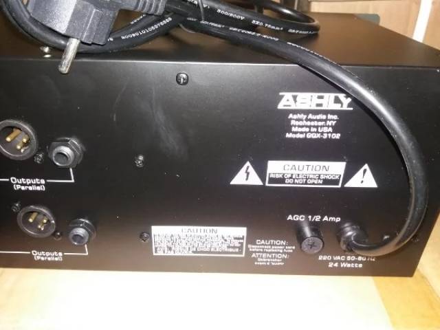 Equalizer ashly 3102 gox series garansi 1 tahun