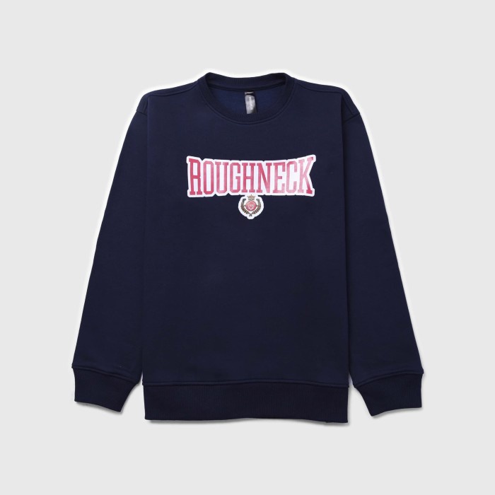 Pria-Cardigan- Roughneck Ss135 Navy Scholar Crewneck - Xl, Navy -Cardigan-Pria.