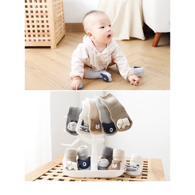 Kaos Kaki BAYI / Kaos Kaki Baby / Kaos kaki Anak Anak/Kaos Kaki Anak Perempuan / Kaos Kaki Anak Laki Laki Motif Boneka Binatang / Children Shock / Kids Shock / Kaos Kaki Panjang Bayi Anti slip Untuk Pakai Sepatu Bayi / Sandal Bayi