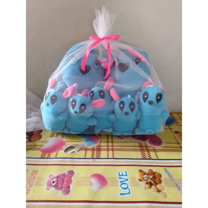 BONEKA STITCH BERANAK 2INDUK 5ANAK