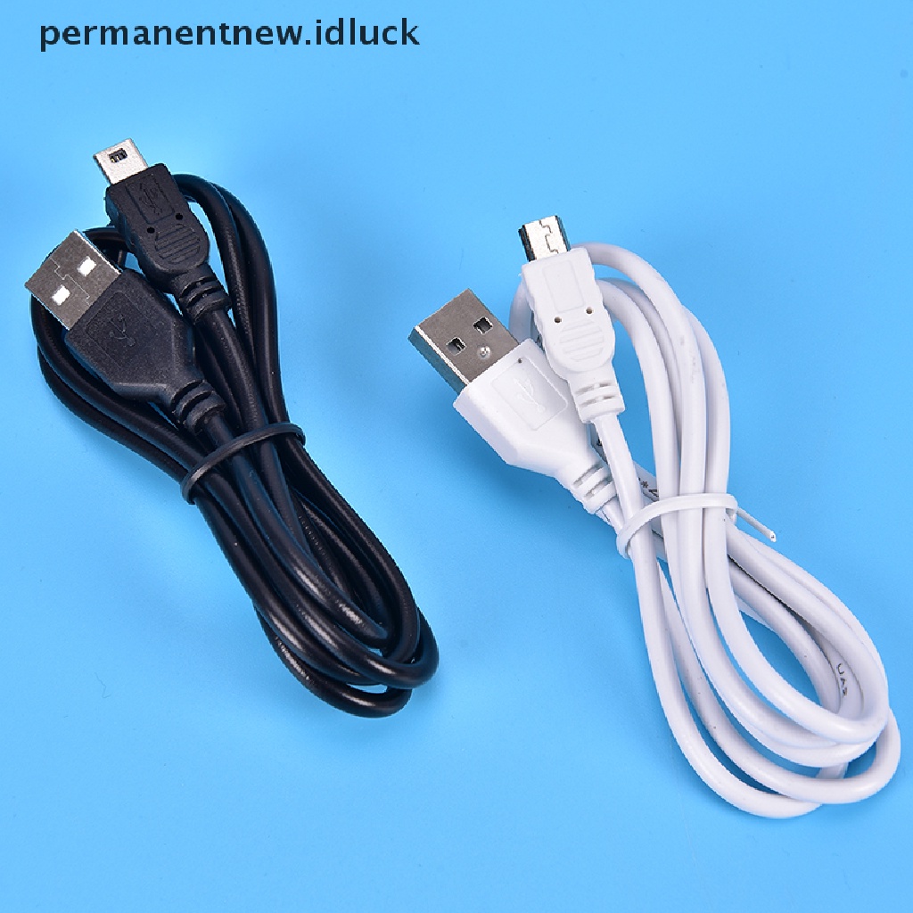 (luckypermanentnew) Kabel Data / Charger MINI USB Tipe A Ke 5 Pin B Panjang 1m