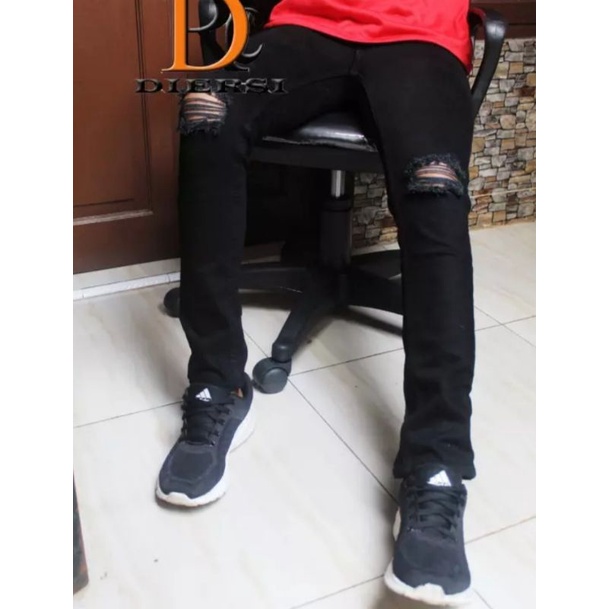 CELANA SOBEK PRIA/CELANA JEANS BOLONG/CELANA PENSIL SOBEK/CELANA SOBEK GAUL TERBARU 2022 MODEL KOREA